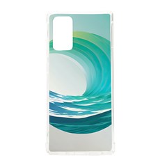 Tsunami Tidal Wave Wave Minimalist Ocean Sea 2 Samsung Galaxy Note 20 Tpu Uv Case by Pakemis