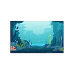 Intro Youtube Background Wallpaper Aquatic Water 2 Sticker Rectangular (100 Pack) by Pakemis