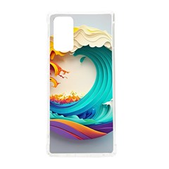 Tsunami Tidal Wave Wave Minimalist Ocean Sea 3 Samsung Galaxy Note 20 TPU UV Case