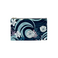 Flowers Pattern Floral Ocean Abstract Digital Art Cosmetic Bag (small) by Pakemis