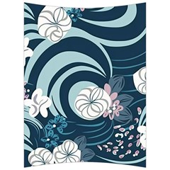 Flowers Pattern Floral Ocean Abstract Digital Art Back Support Cushion