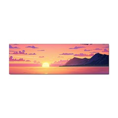 Sunset Ocean Beach Water Tropical Island Vacation 3 Sticker (bumper) by Pakemis