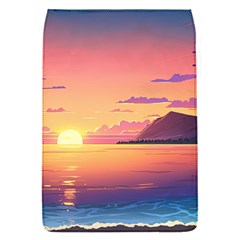 Sunset Ocean Beach Water Tropical Island Vacation 3 Removable Flap Cover (s)
