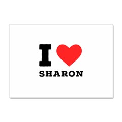 I Love Sharon Sticker A4 (100 Pack)