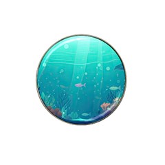 Ai Generated Ocean Sea Fish Aquatic Water Nature 3 Hat Clip Ball Marker by Pakemis