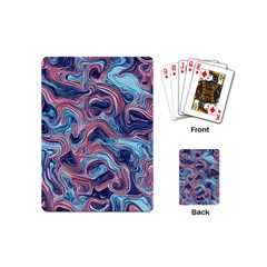 Fluid Art Pattern Playing Cards Single Design (mini) by GardenOfOphir