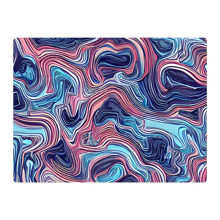 Fluid Art Pattern Premium Plush Fleece Blanket (Mini)