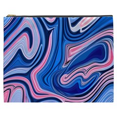 Abstract Liquid Art Pattern Cosmetic Bag (xxxl) by GardenOfOphir