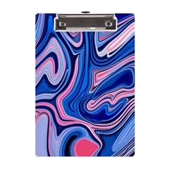 Abstract Liquid Art Pattern A5 Acrylic Clipboard