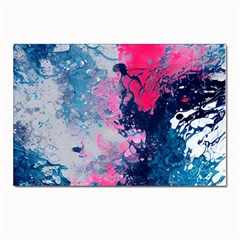 Fluid Art Pattern Postcard 4 x 6  (pkg Of 10) by GardenOfOphir