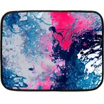 Fluid Art Pattern One Side Fleece Blanket (Mini) 35 x27  Blanket