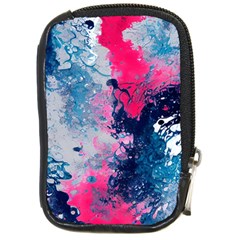 Fluid Art Pattern Compact Camera Leather Case by GardenOfOphir