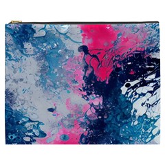 Fluid Art Pattern Cosmetic Bag (xxxl) by GardenOfOphir