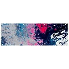 Fluid Art Pattern Banner And Sign 9  X 3 