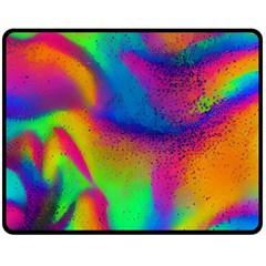 Fluid Background Pattern Fleece Blanket (medium) by GardenOfOphir