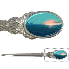 Ai Generated Ocean Sea Water Anime Nautical Letter Opener by Pakemis