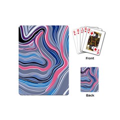 Fluid Abstract Art Playing Cards Single Design (mini) by GardenOfOphir