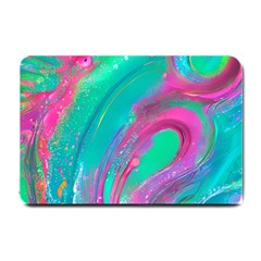 Fluid Art Background Small Doormat by GardenOfOphir