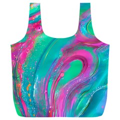 Fluid Art Background Full Print Recycle Bag (xxl) by GardenOfOphir