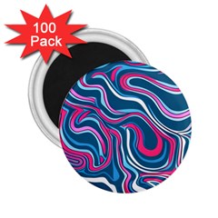 Liquid Art Pattern 2 25  Magnets (100 Pack)  by GardenOfOphir