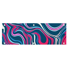 Liquid Art Pattern Banner And Sign 6  X 2 