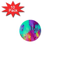 Fluid Background 1  Mini Buttons (10 Pack)  by GardenOfOphir