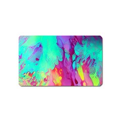 Fluid Background Magnet (name Card) by GardenOfOphir