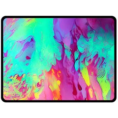 Fluid Background Fleece Blanket (Large)