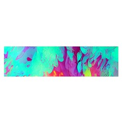 Fluid Background Oblong Satin Scarf (16  x 60 )