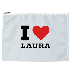 I Love Laura Cosmetic Bag (xxl) by ilovewhateva