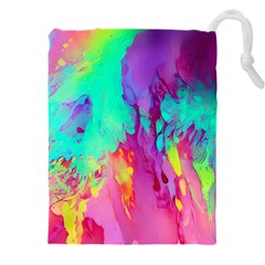 Fluid Background Drawstring Pouch (4XL)