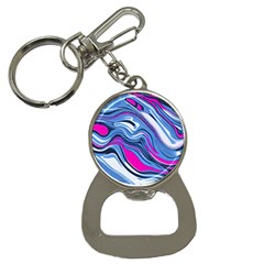 Fluid Art Pattern Bottle Opener Key Chain by GardenOfOphir