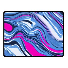 Fluid Art Pattern One Side Fleece Blanket (small) by GardenOfOphir