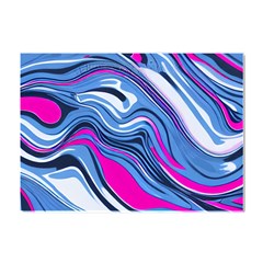 Fluid Art Pattern Crystal Sticker (a4) by GardenOfOphir