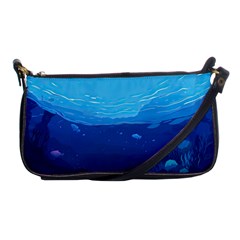 Ai Generated Ocean Sea Fish Underwater Water Shoulder Clutch Bag by Pakemis