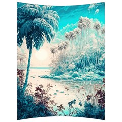 Tropical Winter Tropical Winter Landscape Back Support Cushion