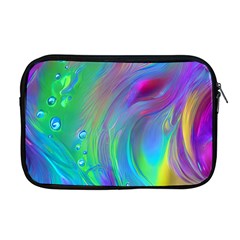 Fluid Art - Artistic And Colorful Apple Macbook Pro 17  Zipper Case by GardenOfOphir