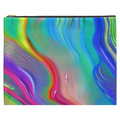 Fluid Art - Contemporary And Flowy Cosmetic Bag (xxxl) by GardenOfOphir