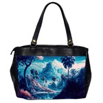 Tropical Winter Fantasy Landscape Paradise Oversize Office Handbag (2 Sides) Back