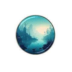 Ai Generated River Forest Woods Outdoors Hat Clip Ball Marker