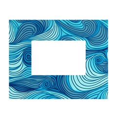 Ocean Waves Sea Abstract Pattern Water Blue White Tabletop Photo Frame 4 x6 