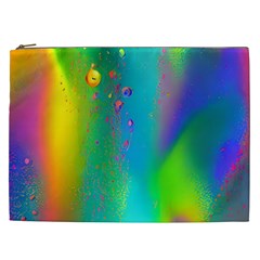 Liquid Shapes - Fluid Arts - Watercolor - Abstract Backgrounds Cosmetic Bag (xxl) by GardenOfOphir