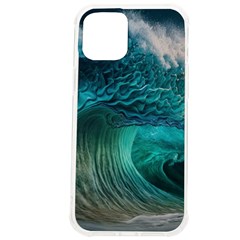 Tsunami Waves Ocean Sea Water Rough Seas Iphone 12 Pro Max Tpu Uv Print Case by Pakemis