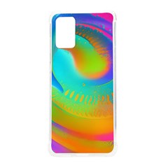 Contemporary Fluid Art Pattern In Bright Colors Samsung Galaxy S20plus 6 7 Inch Tpu Uv Case by GardenOfOphir