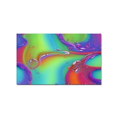 Modern Abstract Liquid Art Pattern Sticker Rectangular (10 Pack) by GardenOfOphir