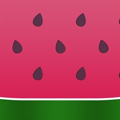 Watermelon Fruit Summer Red Fresh Food Healthy Play Mat (rectangle) by Wegoenart