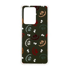 Art Halloween Pattern Creepy Design Digital Papers Samsung Galaxy S20 Ultra 6 9 Inch Tpu Uv Case by Wegoenart