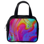 Beautiful Fluid Shapes In A Flowing Background Classic Handbag (Two Sides) Back