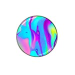 Colorful Abstract Fluid Art Pattern Hat Clip Ball Marker Front