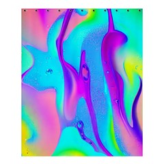 Colorful Abstract Fluid Art Pattern Shower Curtain 60  X 72  (medium)  by GardenOfOphir